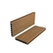 Co Extrusion Wood Plastic Composite Decking Board Luar Lantai 138x23mm Lubang Bulat HDPE