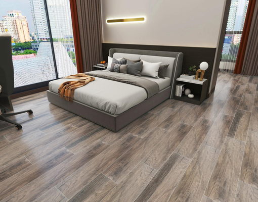 Beli Non Slip Papan Kayu Ubin Porselen Lantai Interior Ruang Tamu Ubin Keramik Kayu Abu-abu 20cm Lebar 100cm Panjang pembuatan online