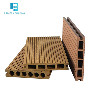 Beli Anti-Skid Groove Type WPC Decking Board Outdoor Plank Road Garden Engineering Floor pembuatan online