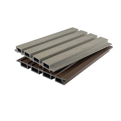 Beli Fireproof 25x227mm WPC Cladding Panel Kayu Plastik Komposit Grating Papan pembuatan online