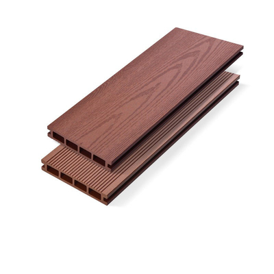 Beli Lantai Plastik Kayu Tahan Api Outdoor Co - Extruded Circular Hole Walkway Balcony Panel 140x25mm pembuatan online