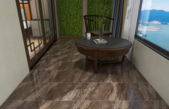 Beli Ramah lingkungan 400x400mm Mat glazed Keramik Rustik Tile Untuk Balkon Dan Interior Lantai Wall Tile Hitam Brown Untuk Kamar Mandi pembuatan online
