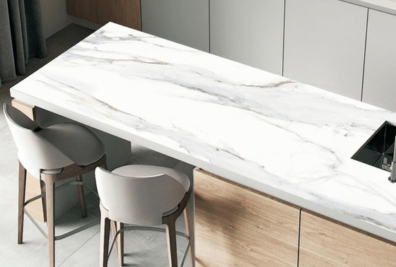 Beli Countertop 80x260cm Slab Batu Sinter Dapur Wall Rock Floor Tile pembuatan online