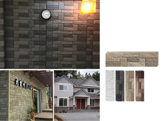 Beli Castle Panel Brown Polyurethane Batu Budidaya Bata 1200x300x30mm pembuatan online