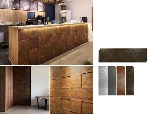 Beli Polyurethane Tree Ring Kayu Brown Batu Budidaya Bata 1160x300x30mm pembuatan online