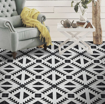 Beli Keramik Putih Hitam Rustik 20x20cm AAA Kelas Non-Slip pembuatan online