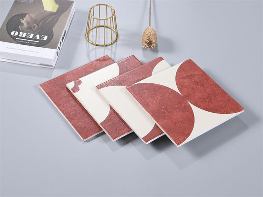 Beli Ubin Keramik Rustik Merah Krem 20x20cm untuk Lantai Dinding Interior pembuatan online