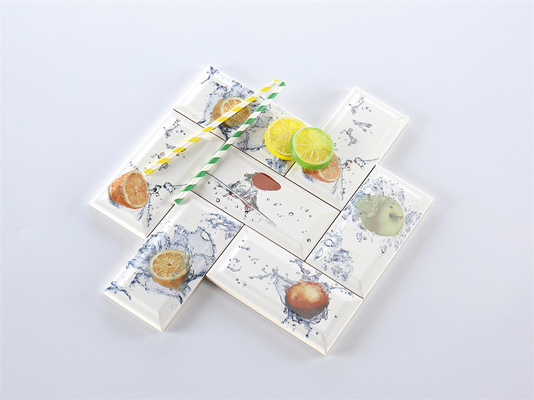 Beli Kotak dinding keramik dalam ruangan putih 75x152mm untuk dapur pembuatan online