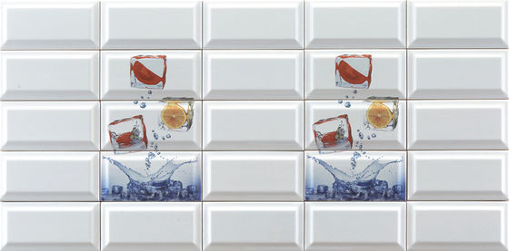 Beli Modern Putih Tubuh Tomat Lemon Subway Tile 225x152mm pembuatan online