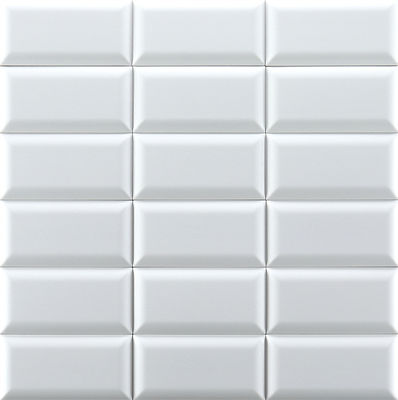 Beli Ubin Dinding Keramik Glossy Putih 75x152mm untuk Dapur Kamar Mandi pembuatan online