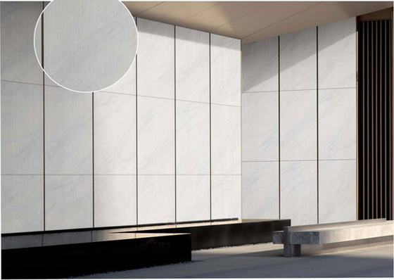 Beli 3D Line White Matte Antique Exterior Curtain Wall Porcelain Tiles 600x1200cm Untuk Mal Perbelanjaan Dan Bangunan pembuatan online