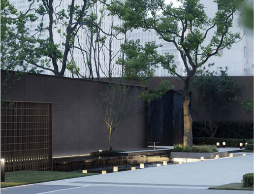Beli Batu bata 600x1200mm Cement Dark Grey Curtain Wall Tepi Tile Untuk Taman pembuatan online