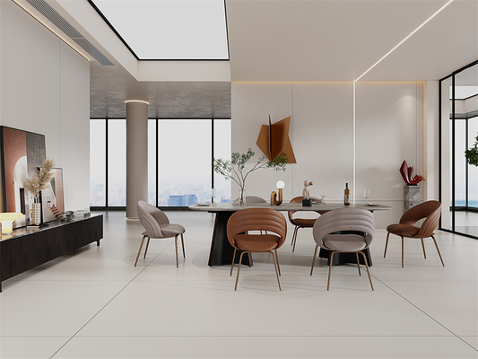Beli Dekoratif Beige 1420x2700mm Matt Sintered Stone Slab Untuk Kantor pembuatan online