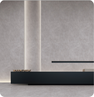 Beli Antibakteri Lantai Indoor W.A 0.5% Grey Soft Glazed Porcelain Tile 750x1500mm Grade AAA Untuk Dapur pembuatan online
