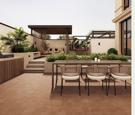 Beli Kotak lantai keramik ramah lingkungan cokelat 24x24 tanah liat AAA pembuatan online