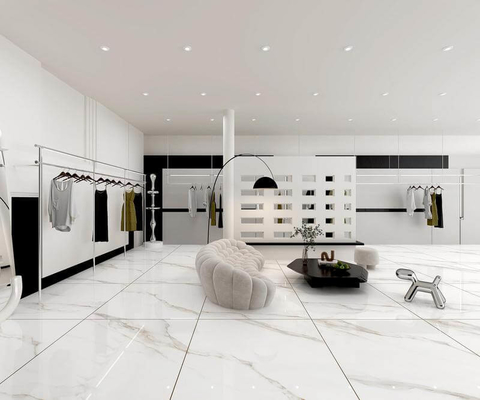 Beli Peti modern 1200x1200x9mm Peti antibakteri dan lantai dalam ruangan Peti porselen yang dipoles untuk restoran pembuatan online