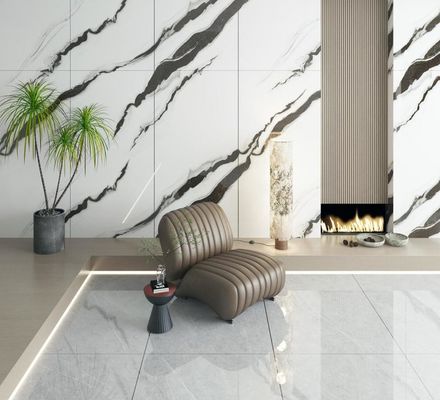 Beli Carrara Putih Polished Kaca Porselen Genteng 900x1800mm Non-Slip pembuatan online