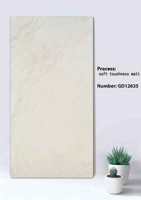 Beli Ubin Batu Luar Ruangan Abu-abu Krem Anti-Selip 600x1200mm untuk Bangunan pembuatan online