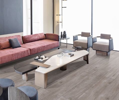 Beli Ubin Porselen Kayu Cokelat Anti-Selip 250x1500mm Grade AAA pembuatan online