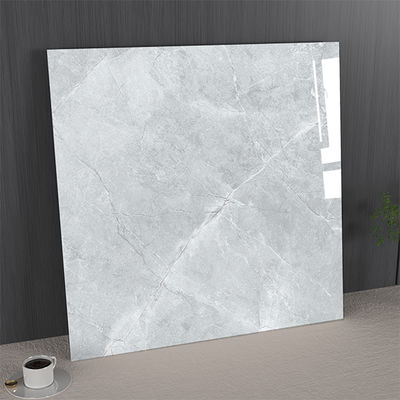 Beli Stain-resistant and Firebrick 1mx1m Marble Porcelain Glazed Polished Tiles For Living Room Light Gray pembuatan online