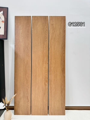 Beli Ubin Lantai Porselen Anti-Selip Coklat 200x1200mm Indoor untuk Balkon dan Ruang Makan pembuatan online