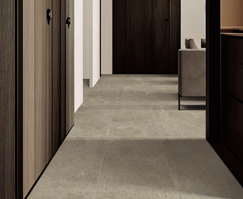 Beli Firebrice dan Retro 600x1200mm Lantai Indoor Gray Mat Dengan Bentuk Permukaan Porselen Batik Untuk Balkon pembuatan online