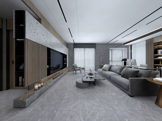 Beli Ubin Porselen Marmer Abu-abu Terang Grade AAA 800x800mm pembuatan online