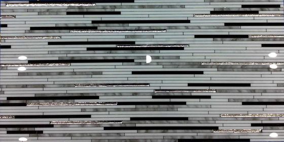 Beli Ubin Pola Bunga 500SQM 9.5mm, Ubin Lantai Dekoratif 30x60cm Garis Emas Perak pembuatan online