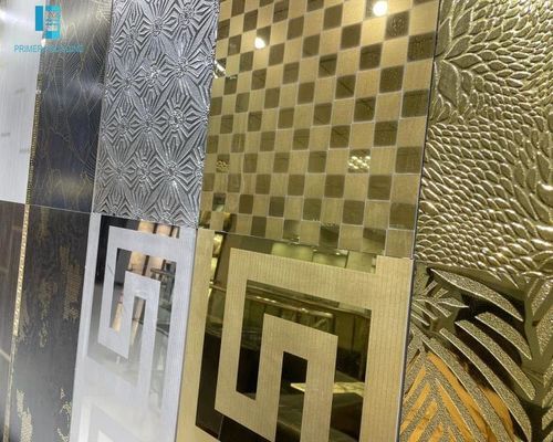 Beli Ubin Lantai Porselen Emas 600x600mm Permukaan Mengkilap Doff pembuatan online