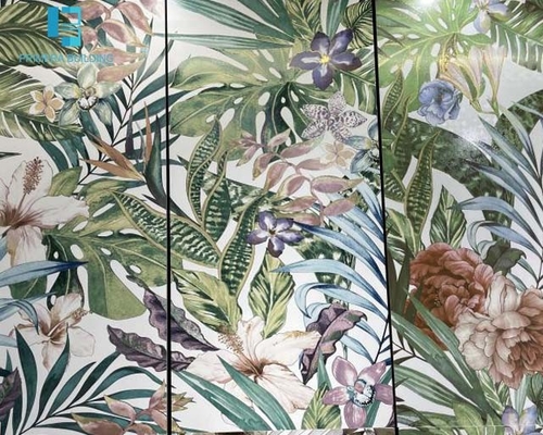 Beli 60x120cm Bunga Warna Emas Ubin Lantai Kamar Tidur Dekorasi Ubin Porselen pembuatan online