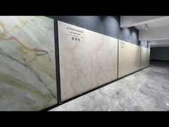 Lantai Kaca Polished Pink 900x1800x9mm untuk desain lantai dalam ruangan dan ruang tamu