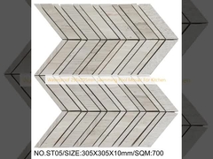 Kelas AAA dan Firebrick 305x305mm kolam renang Mosaik Untuk ruang tamu