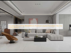 W.A tahan lama 0.05% 800x800mm Porselen Kaca Polished untuk ruang tamu