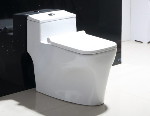 Kembali Ke Dinding Kamar Mandi Dual Flush Rimless Toilet Floor Mounted