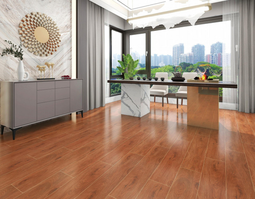 Ukiran Porselen Kayu Khaki 200x1000mm Dinding Lantai Luar Ruangan