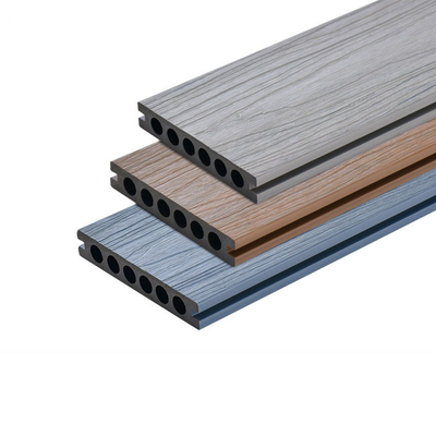 Papan Kayu Plastik Luar Tahan Air 140x23mm WPC Exterior Panel Decor Decking Flooring Material