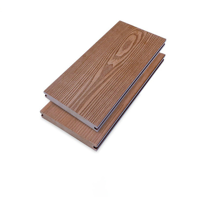 Papan Decking WPC Tahan Aus 145x22cm Lantai Kolam Renang Timbul Dalam 3D Padat