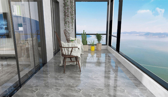 Marmer Look Gray Matt Glazed Keramik Rustik Peti Untuk Kamar Mandi Indoor Dan 400x400mm tahan lama Wall Tile Untuk ruang tamu