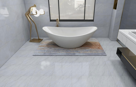 Indoor Glazed Marble Look Keramik Rustik Tile Antibakteri Untuk Balkon Dan 400x400mm Wall Tiles Untuk Rumah