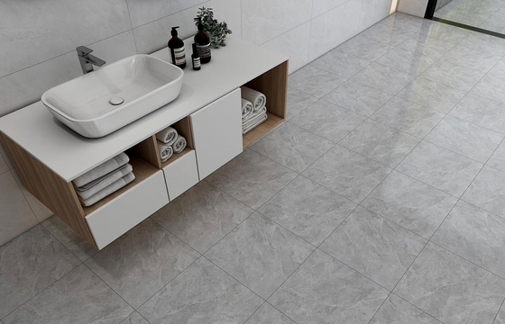 400x400mm Marble Look Keramik Genteng Rustik Untuk Dekorasi Dan Gray Wall Dan Lantai Genteng Untuk Ruang Tamu
