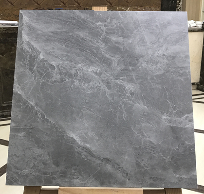 Gray Marble Look Keramik Genteng Rustik 400x400mm Untuk ruang tamu Dan tahan lama Mat Kaca Lantai Dan dinding Genteng Untuk kamar mandi