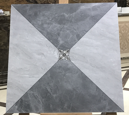 Retro Interior Floor Keramik Rustik Tile Untuk Ruang Tamu Dan Indoor 400x400mm Wall Tile Untuk Ruang Makan