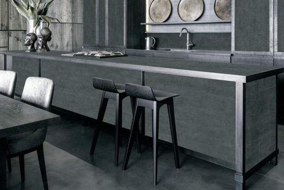 Brooke Grey 1600x3200x12mm Slabs Batu Sinter tahan aus