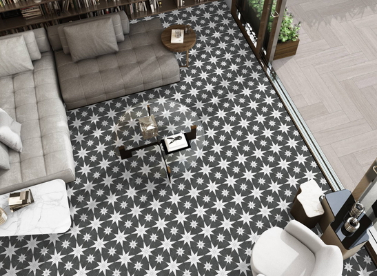 Keramik Putih Gray Rustic Tile 250x250mm untuk Lantai Indoor