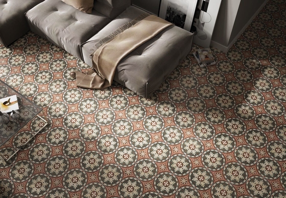 Retro 250x250mm Keramik Genteng Rustik Untuk Dapur Dan Eco-Friendly Wall Tile Untuk Kamar Mandi