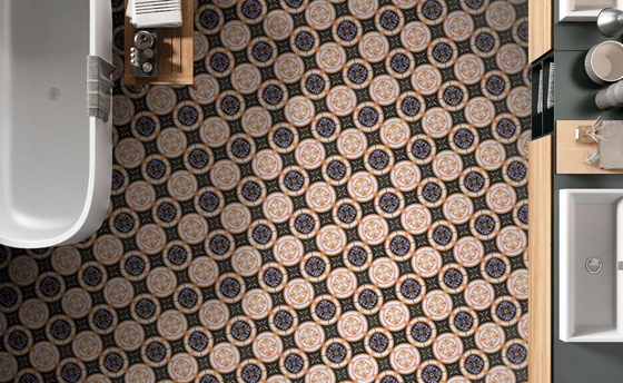 Black And Orange 250x250mm Wall Tile Untuk Kamar Mandi Dan Keramik Menakjubkan Rustic Tile Untuk Kamar Tamu