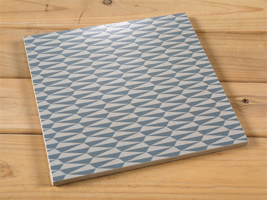 Encaustic Biru 200x200mm Lantai Indoor Keramik Genteng Rustis Untuk Kantor Dan Genteng Untuk Restoran