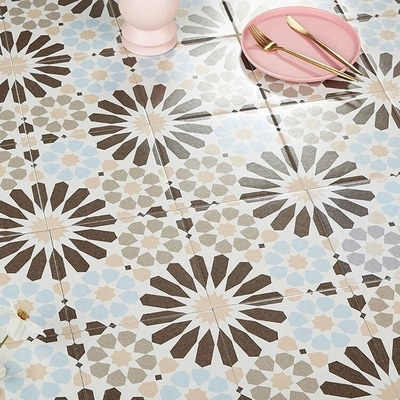 Grau dan Biru 20x20cm Keramik Genteng Rustik untuk lantai dan dinding kamar mandi