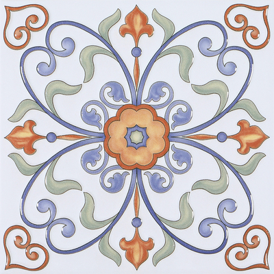 Merah Dan Putih 20x20cm Encaustic Keramik Rustik Peti Untuk Kamar Mandi Dan Indoor Floor Tile Untuk Dapur