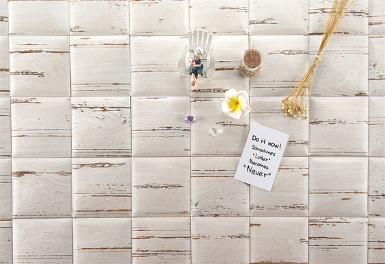 Beige 152x152mm Square Keramik Indoor Bread Tiles Untuk Insulasi Panas Dapur